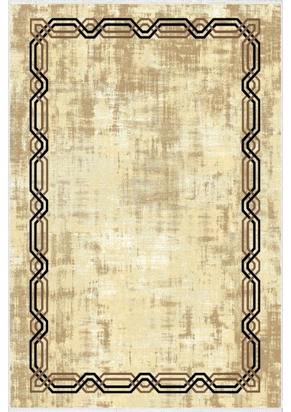 Modern Eskitme Kahverengi Krem Kaydırmaz Kesme Yıkanabilir Ince Halı fiyatları