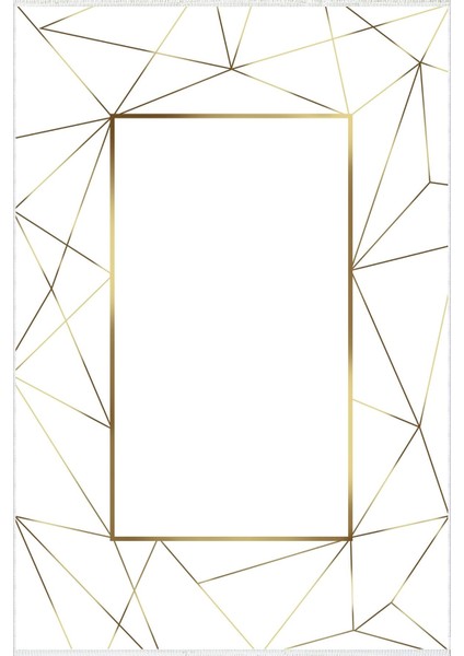 Modern Geometrik Kahverengi Beyaz Sarı Kaydırmaz Kesme Yıkanabilir Ince Halı fiyatları