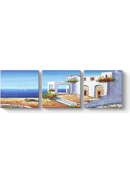 Santorini Manzara Tablosu