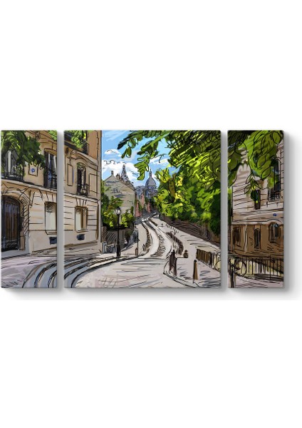 Paris Sokakları Tablosu