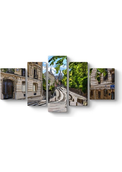 Paris Sokakları Tablosu