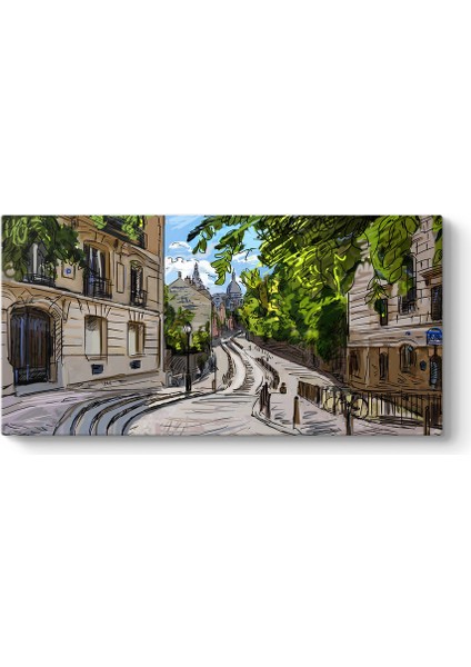 Paris Sokakları Tablosu