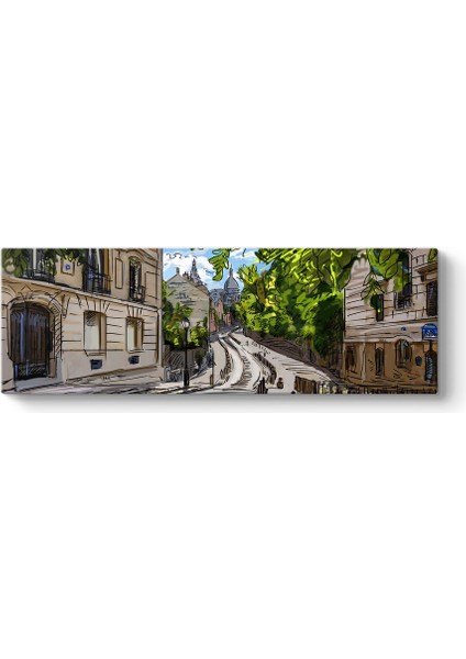 Paris Sokakları Tablosu