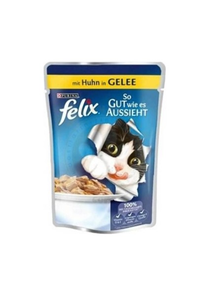 Purina Felix Tavuklu Kedi Yaş Maması 100 gr