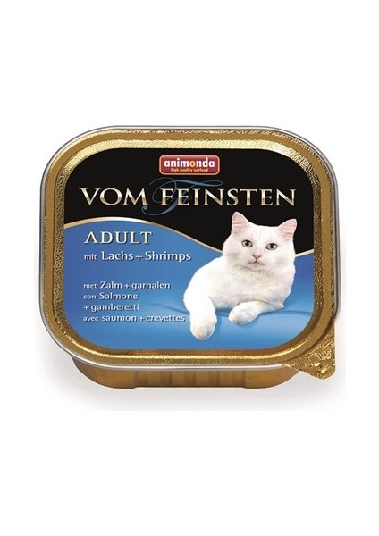 Vom Feinsten Somonlu Karidesli Kedi Yaş Maması 100 gr