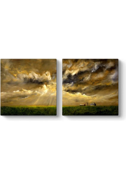 Gökyüzü Yağlıboya Tablosu