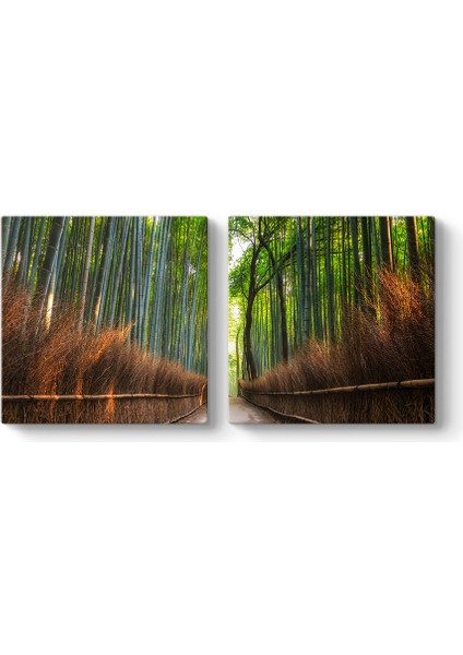 Japonya Bambu Tarlası Tablosu