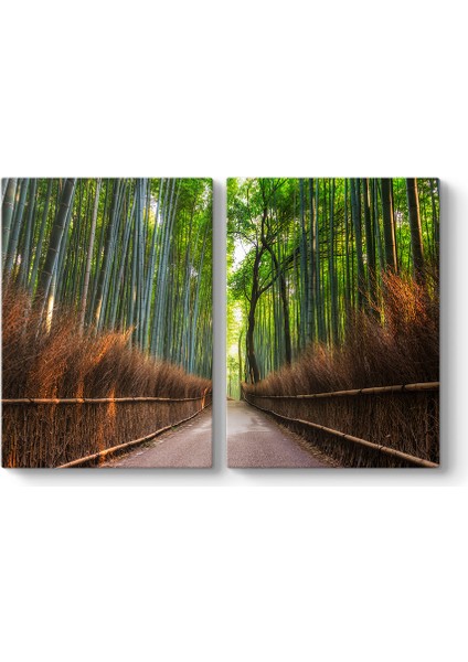 Japonya Bambu Tarlası Tablosu