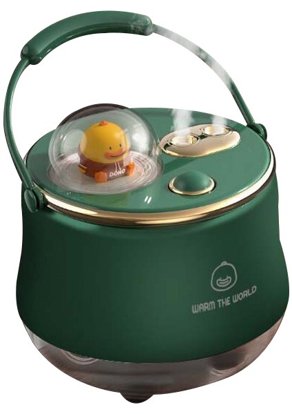 F08 Kablolu LED Gece Lambası Nemlendirici Yeşil (Yurt Dışından)