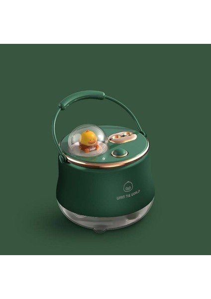 F08 Kablolu LED Gece Lambası Nemlendirici Yeşil (Yurt Dışından)