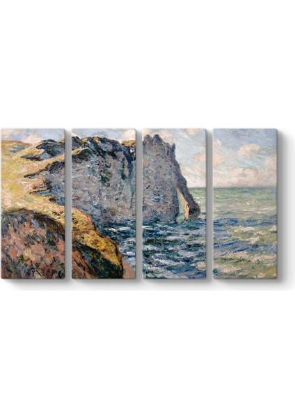 Claude Monet - The Cliff Of Aval Tablosu