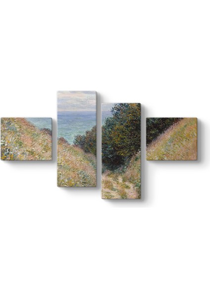 Claude Monet - Road At La Cave Tablosu