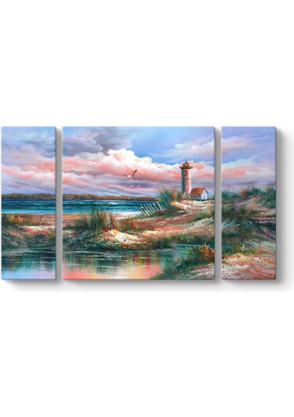 Deniz Feneri Soyut Tablo