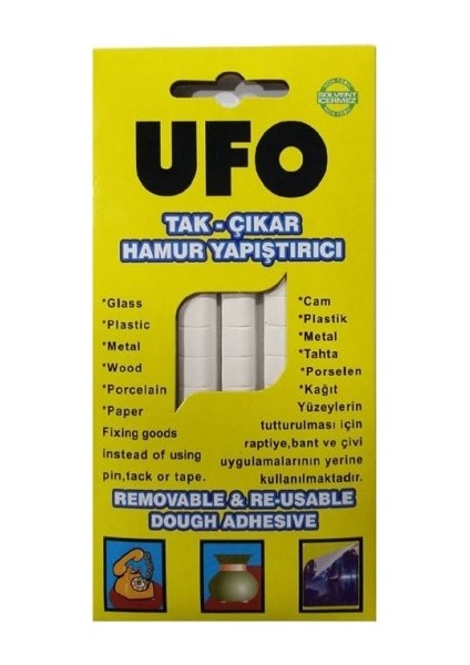 Ufo Tak-Çıkar Hamur Yapıştırıcı Beyaz modelleri