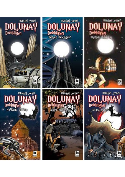 Dolunay Dedektifleri 6 Kitap Set - Mavisel Yener