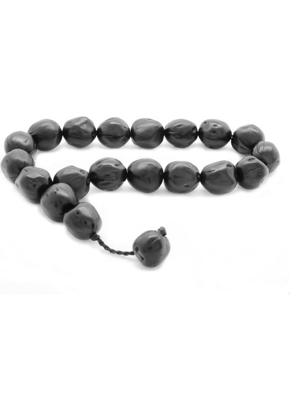 Gümüş Armağan Al Sistemli Doğal Kesim Siyah Renk Kokulu Andız Ağacı Efe Tesbih