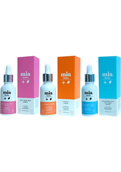 C Vitamini Hyalüronik Asit ve Serum Karşıtı Serum 3'lü Set 30 ml
