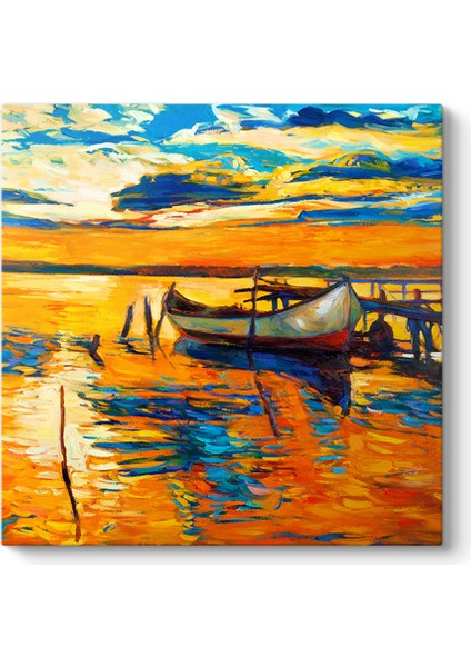 Eski Iskele Yağlıboya Tablo