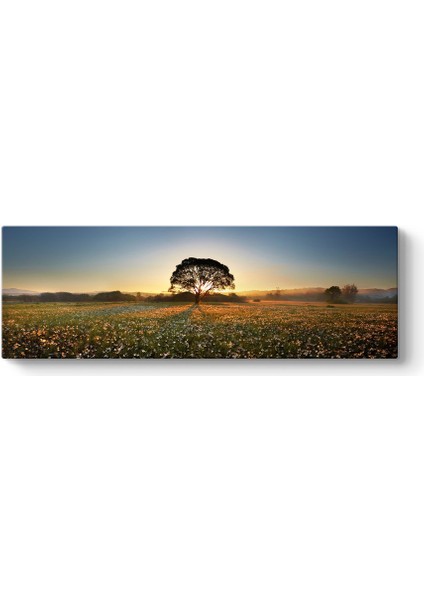 Kır Çiçekleri Ağaç Tablosu