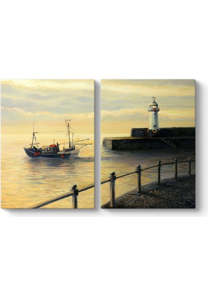 Barselona Port Vell Eski Liman Tablosu