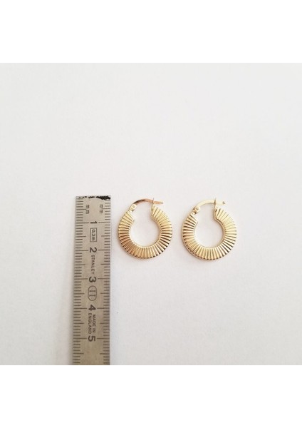 Istiridye Altın Küpe 14 Ayar 2,0 cm fırsatları