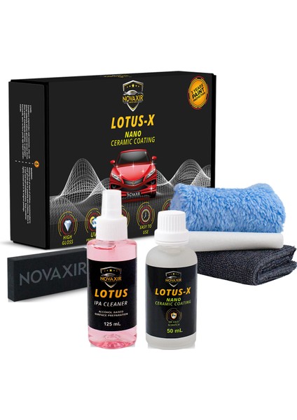 Lotus-X 9h Nano Seramik Kaplama Seti 50 ml