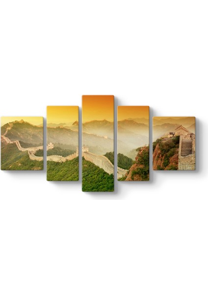 Çin Seddi 5 Parçalı Tablo