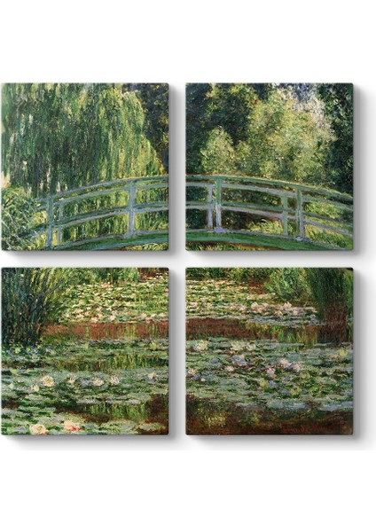 Claude Monet - Japanese Footbridge Tablosu