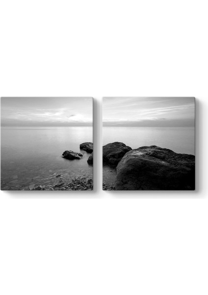 Plajda Akşam Tablosu