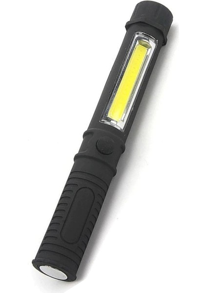 Mıknatıslı Cob LED El Feneri 3 Fonksiyonlu Işık Şiddeti Pilli