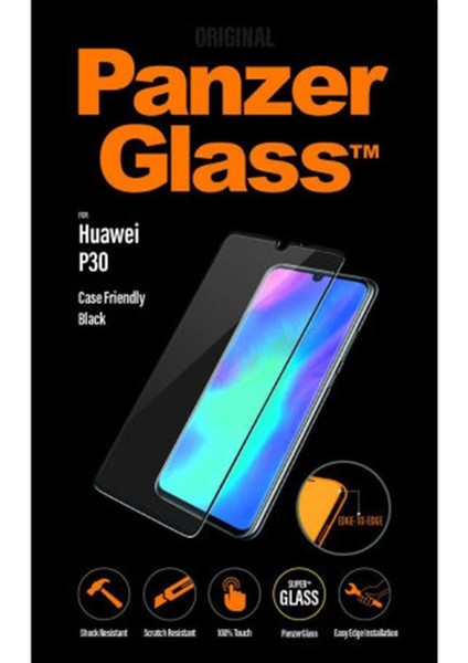 Panzer Glass Huawei P30 Case Friendly Black