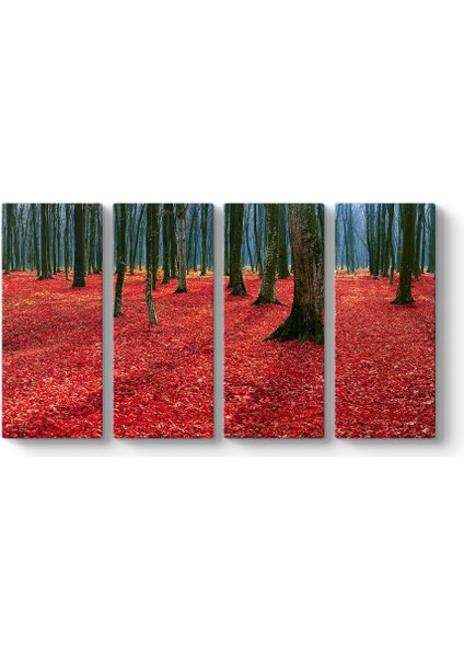 Dökülen Kırmızı Yapraklar Tablosu