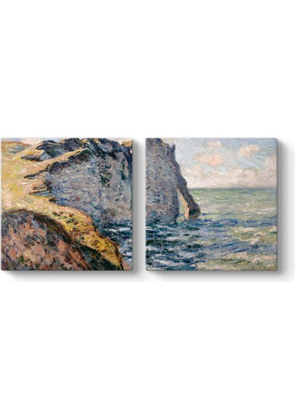 Claude Monet - The Cliff Of Aval Tablosu