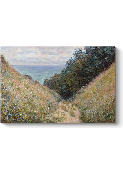 Claude Monet - Road At La Cave Tablosu