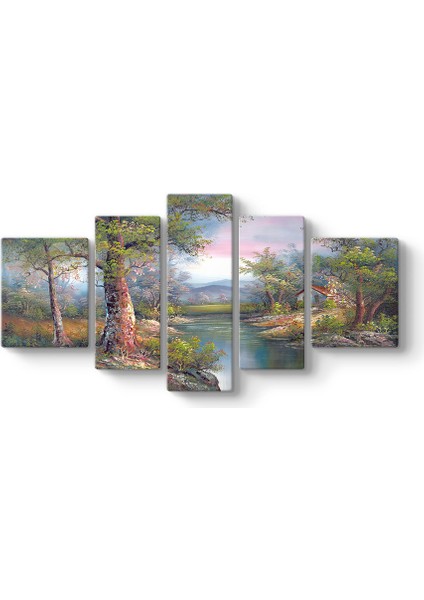 Klasik 5 Parçalı Tablo