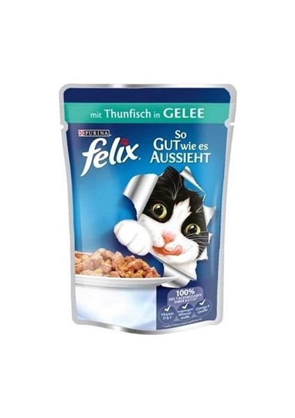 Purina Felix Ton Balıklı Kedi Yaş Maması 85 gr