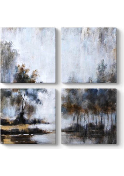 Soyut Sonbahar Manzarası Tablo