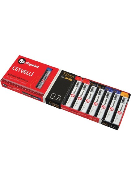 Cetvelli Kalem Ucu 0.7 mm 24'lü fiyatları