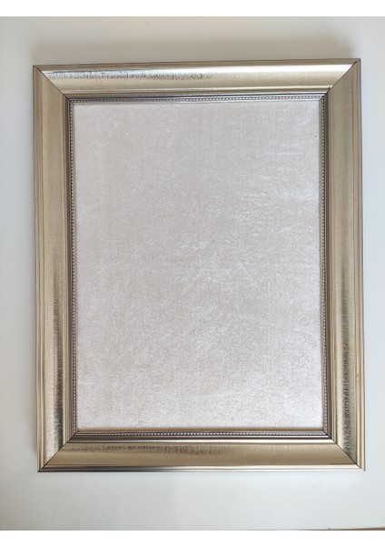 Çerçeveli Filografi Tablosu 40 x 50 cm Krem Kumaş