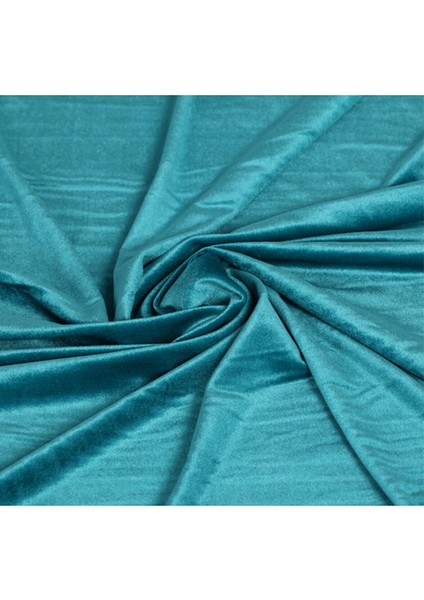 Kadife Kumaş Filografi ve Her Çeşit Kaplama Için Uyumlu Turkuaz Renk 100 x 70 cm