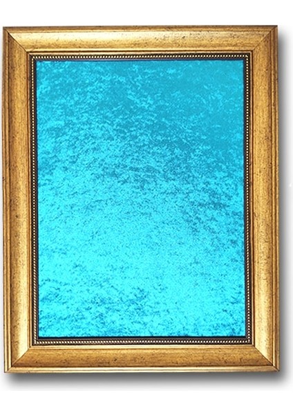 Çerçeveli Filografi Tahtası 35 x 45 cm Turkuaz Kumaş