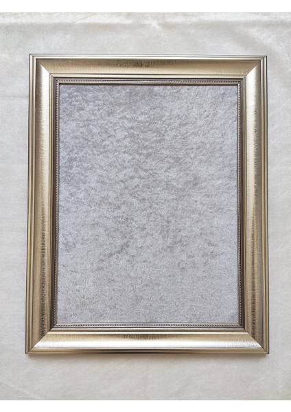 Çerçeveli Filografi Tahtası 40 x 50 cm Gri Kumaş