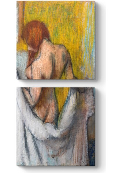 Edgar Degas - Havlu ile Kadın Tablosu