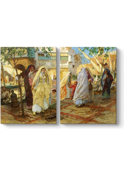 Frederick Arthur Bridgman - Cezayir Liman Tablosu