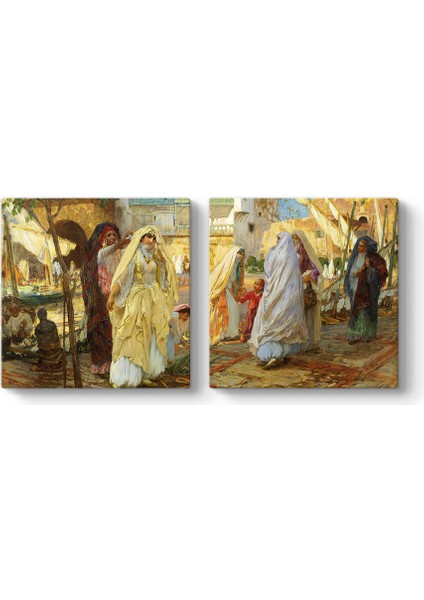 Frederick Arthur Bridgman - Cezayir Liman Tablosu