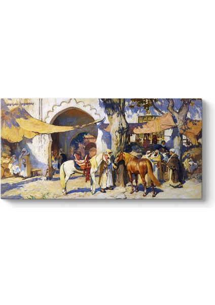 Frederick Arthur Bridgman - Çarşı Tablosu