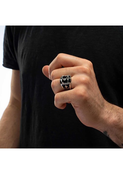 925 Ayar Gümüş Desenli Baş Parmak Zihgir Okçu Yüzüğü modelleri