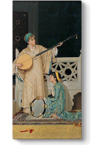 Osman Hamdi Bey - Iki Müzisyen Kadın Tablosu