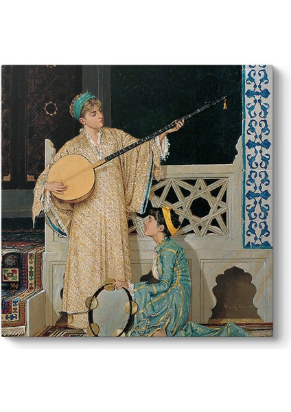 Osman Hamdi Bey - Iki Müzisyen Kadın Tablosu