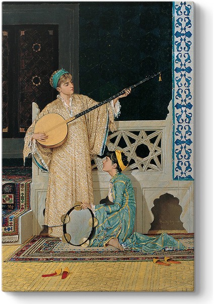 Osman Hamdi Bey - Iki Müzisyen Kadın Tablosu